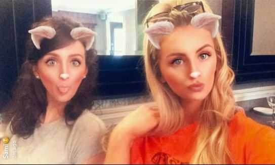 Michaella with her sister Sami