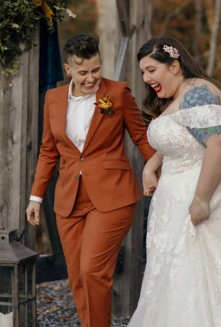 Paige Hermansen got married to Mary Lambert on 22 October 2022