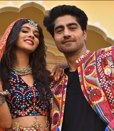 Pranali with her co-actor Harshad Chopra