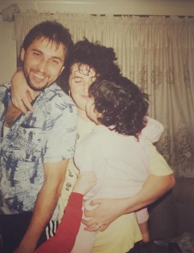 Selin Mengu's father, mother and sister Anne