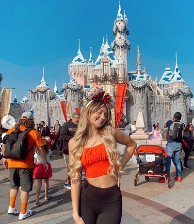 Sicily Rose visited Disneyland