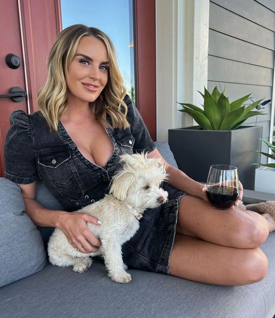 Whitney with her dog