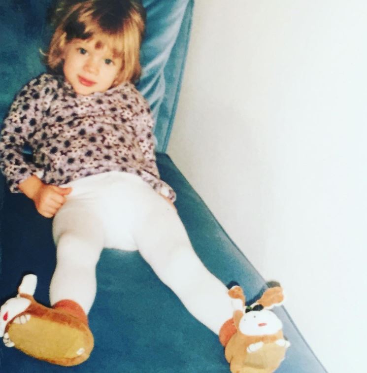 A childhood image of Nadia Tereszkiewicz