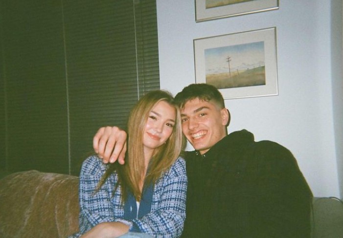 Ali Skovbye and her boyfriend