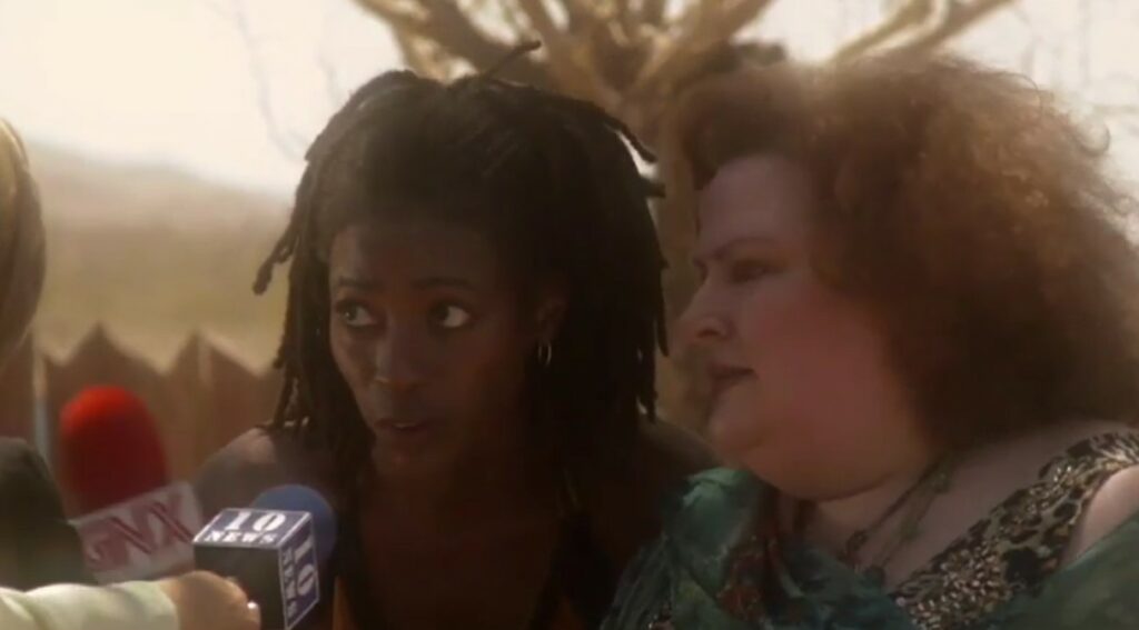 Ameenah Kaplan appeared in the movie Apocalypse According to Doris