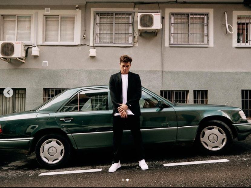 Andre with his car