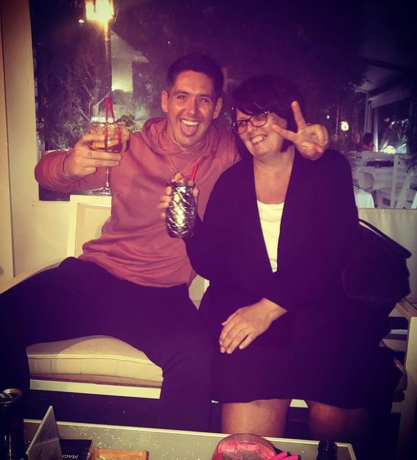 Billy Delbosq with his mother Sharon Delbosq
