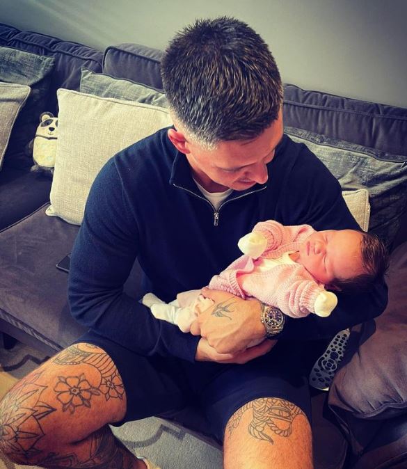 Billy with his niece Emmy May Delbosq