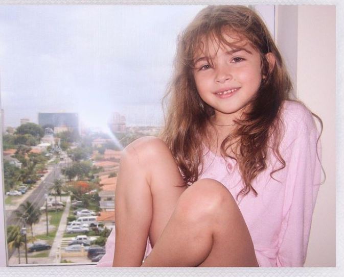 Childhood picture of Melissa Collazo