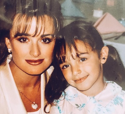 Farrah Brittany with her mom Kyle Richards