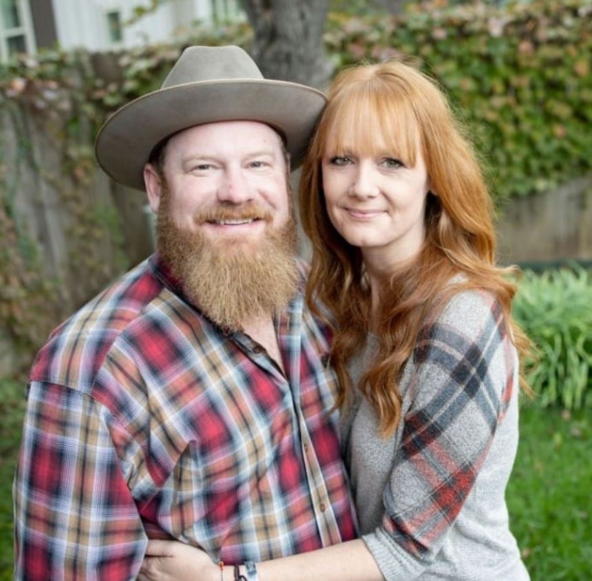 Jake Flint with his wife Brenda Wilson