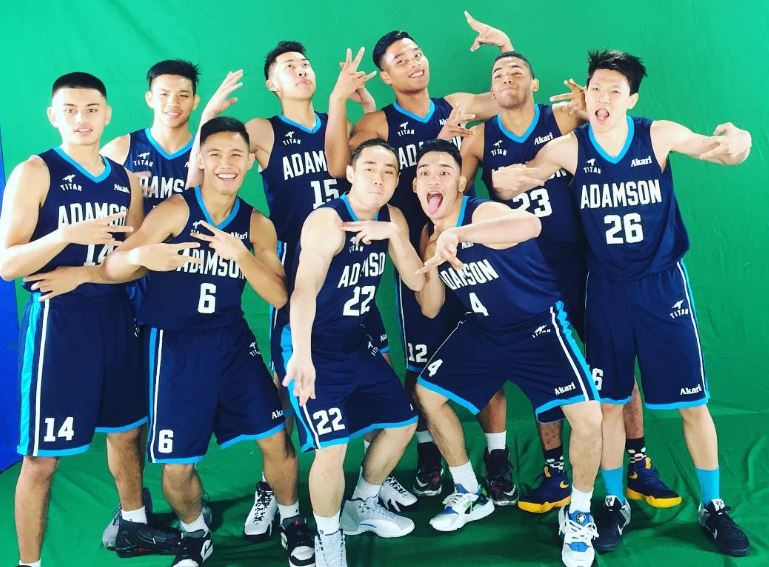 Jimboy Pastursn with his teammates