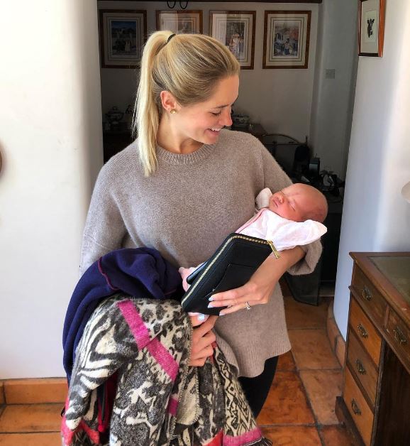 Louise Buttler with her cute daughter Georgia Rose