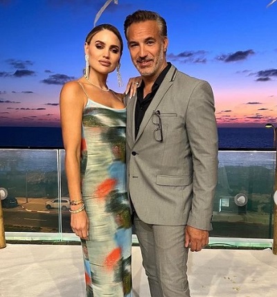 Morgan Alfia with her husband Adam Alfia
