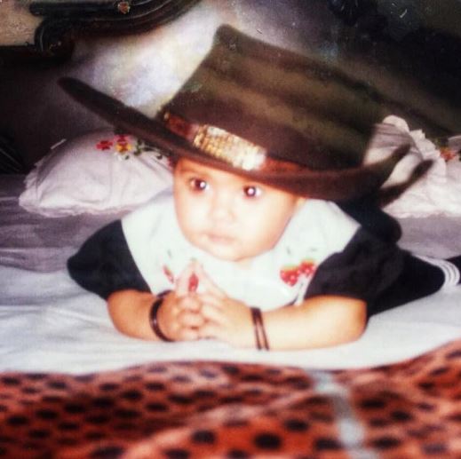 Muskkaan Jaferi's childhood picture