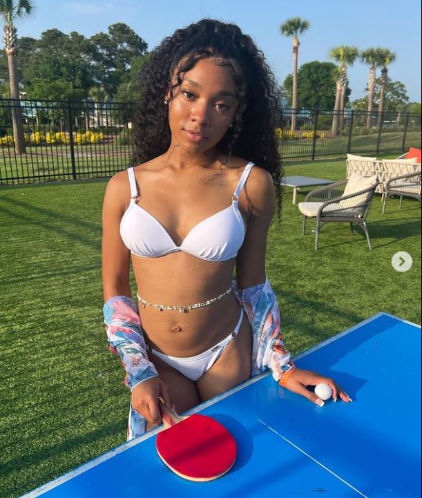 Mya Nicole is a good tennis player