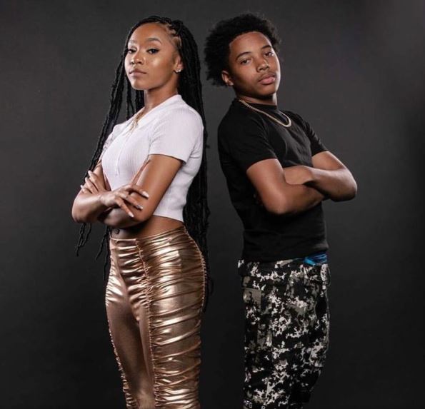 Mya Nicole with her boyfriend Mykel Conder aka Bad Kid Mykel