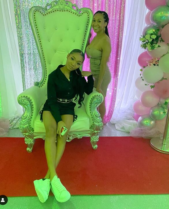 Mya Nicole with her mom Candice Rangel