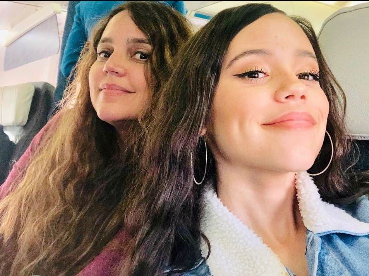 Natalie Ortega with her daughter Jenna Ortega