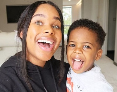 Paige Milian with her son Thiago Sterling