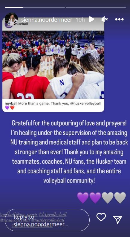 Shienna gave a message to her fans through her IG story