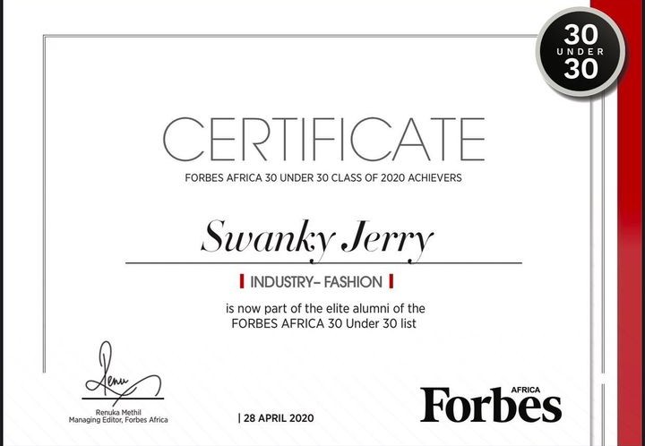 Swanky Jerry certified industrial fashion star