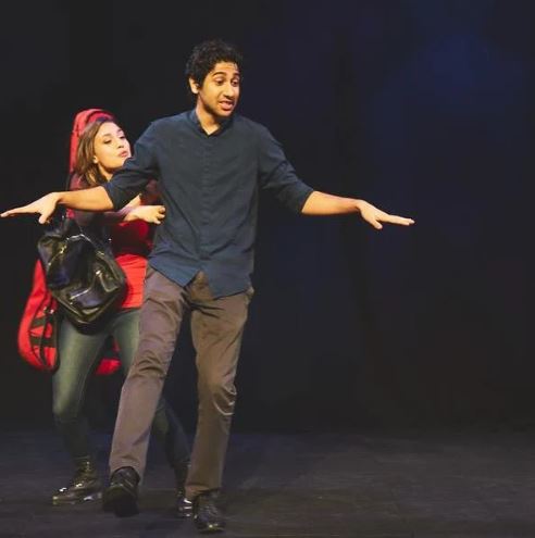 Vihaan Samat during a play in his college days