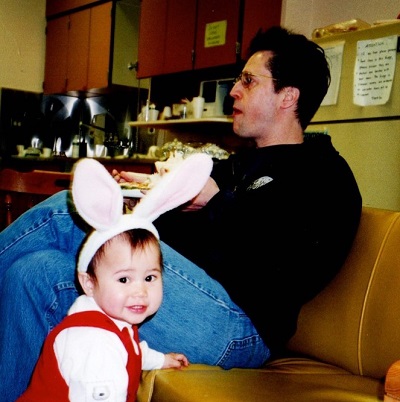 Zenia Marshall childhood picture with her dad Steve Marshall