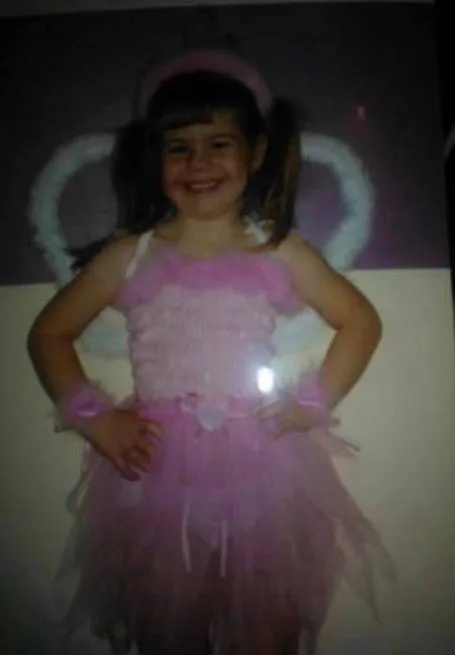 A childhood image of Rachel Kaitlyn