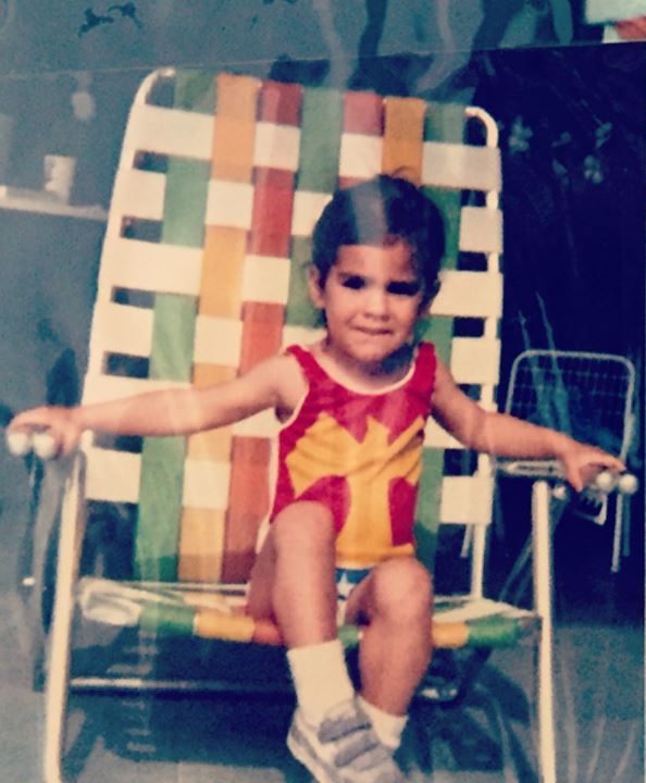 A childhood image of Renee Portnoy