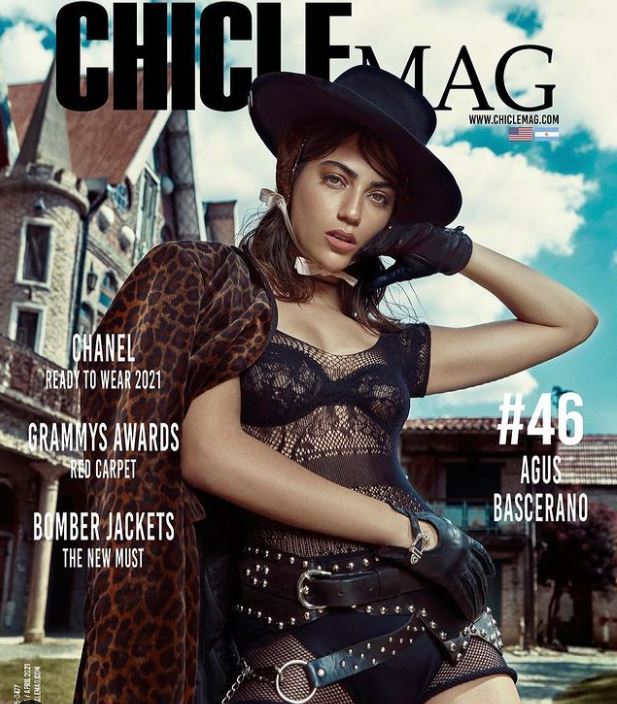 Agustina Bascerano appeared in a chicle magazine