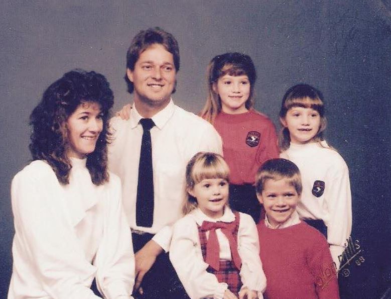Bobby Kootstra's childhood image with his family