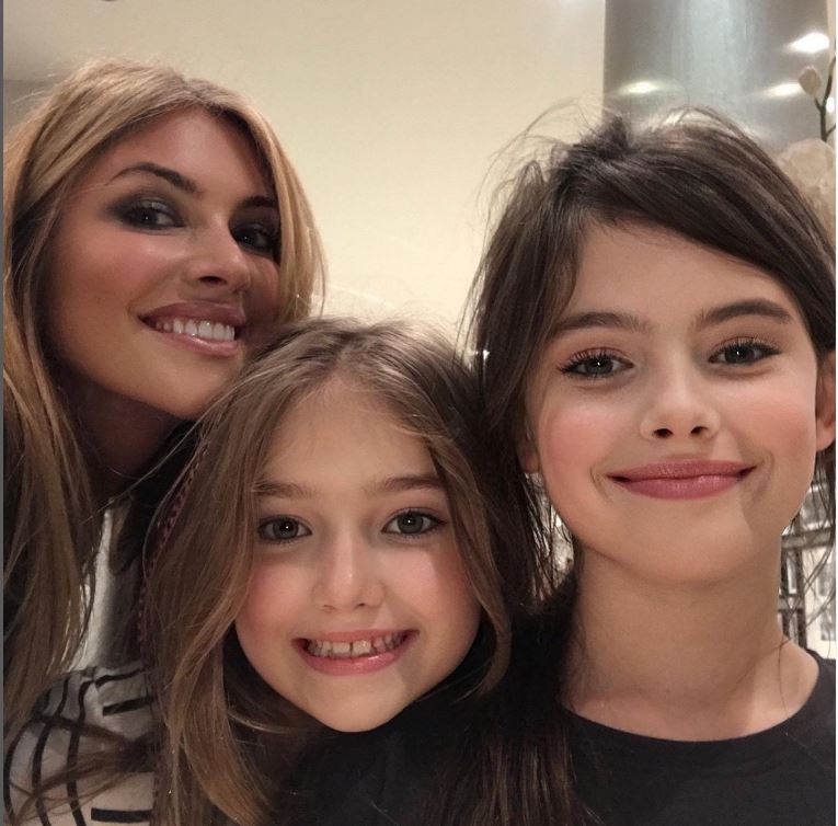 Daniella Lloyd with her daughters