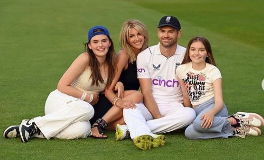 Daniella Lloyd with her husband James and daughters