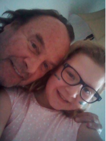 Eduardo Quintela with his daughter Sarah Quintela