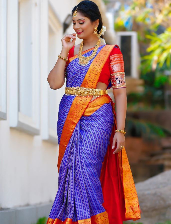 Karuna Bhushan loves to wear sarees