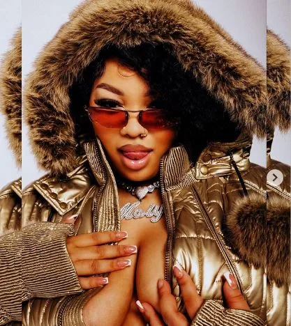 Maiya The Don wears golden chains