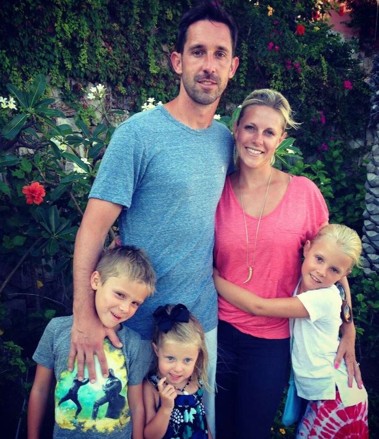 Mandy Shanahan with her family