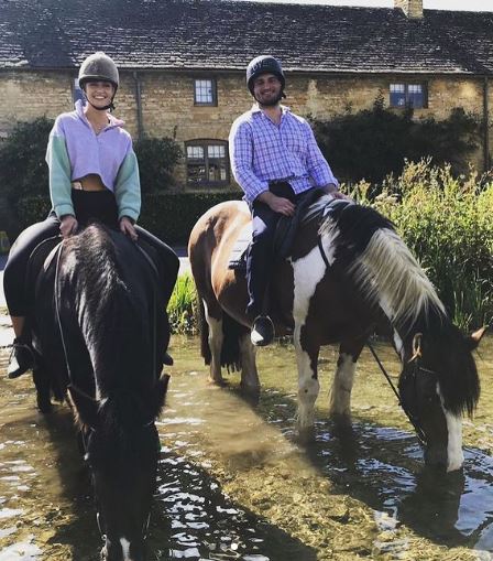 Peter Buchignani loves horseriding