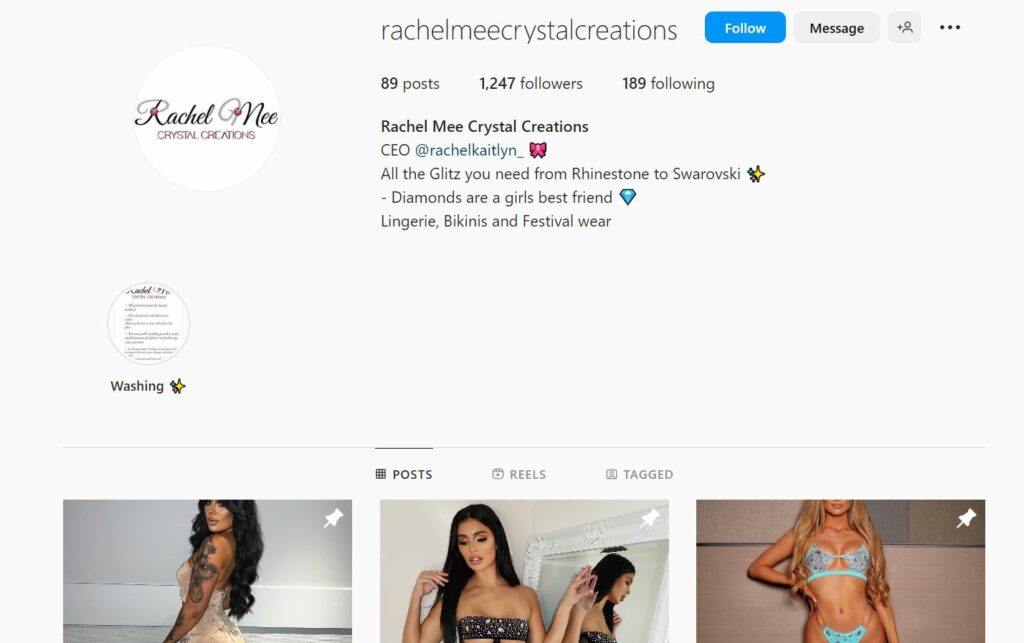 Rachel Kaitlyn was the CEO of online store