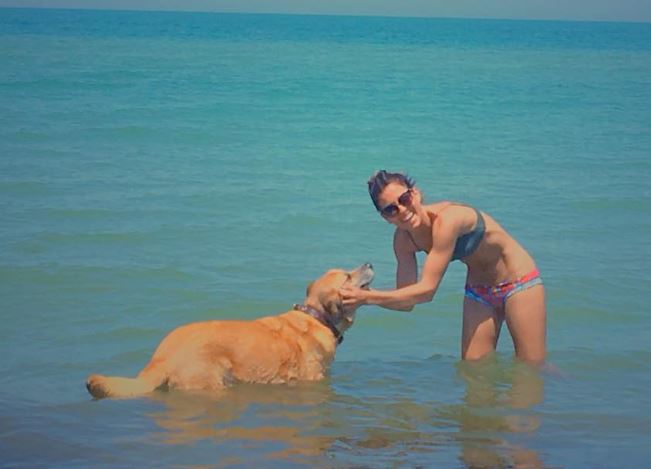 Renee loves swimming