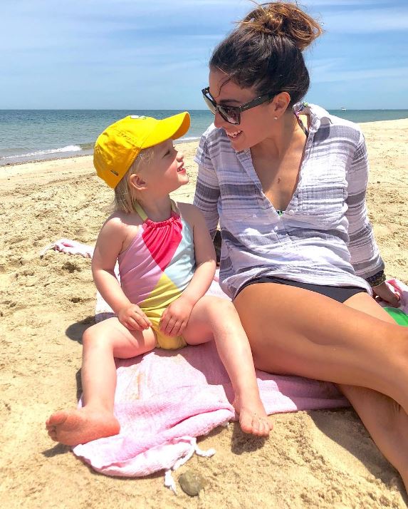 Renee with her niece