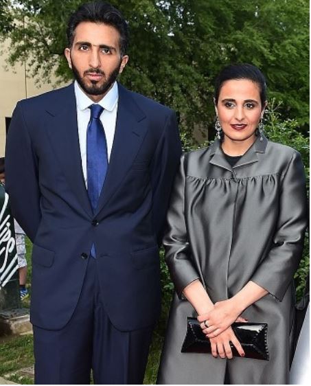 Sheikha Salwa and her husband Sheikh Jassim bin Abdul Aziz Al-Thani