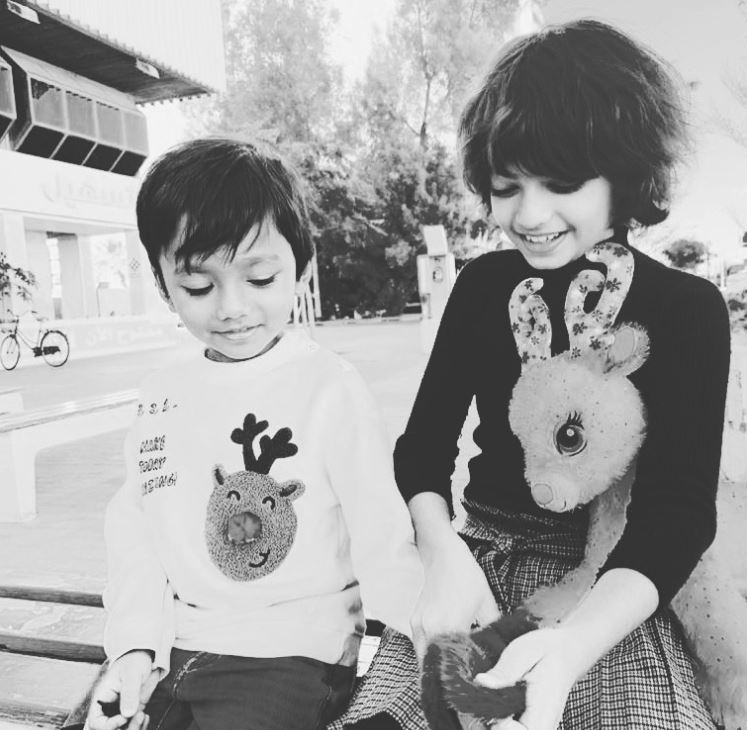 Shora Siddiqui with her brother Yaani Siddiqui