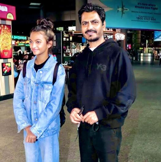Shora Siddiqui with her father Nawazuddin Siddiqui