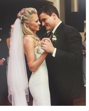 Weding image of Peter Buchignani and his wife Carley Shimkus