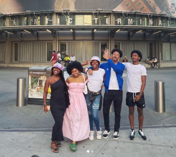 Zuri Reed with her friends