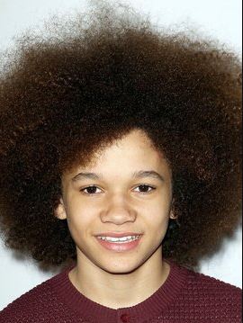 A childhood image of Armani Jackson