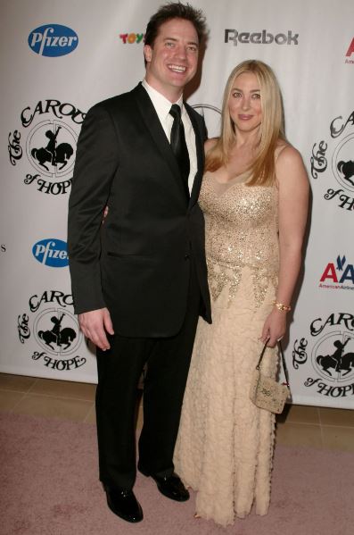 Holden Fraser's parents Afton Smith and Brendan Fraser