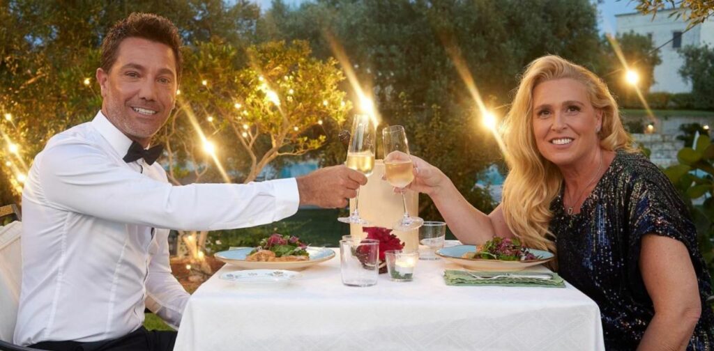 Jessica Stellina with her husband Gino D'Acampo during a date